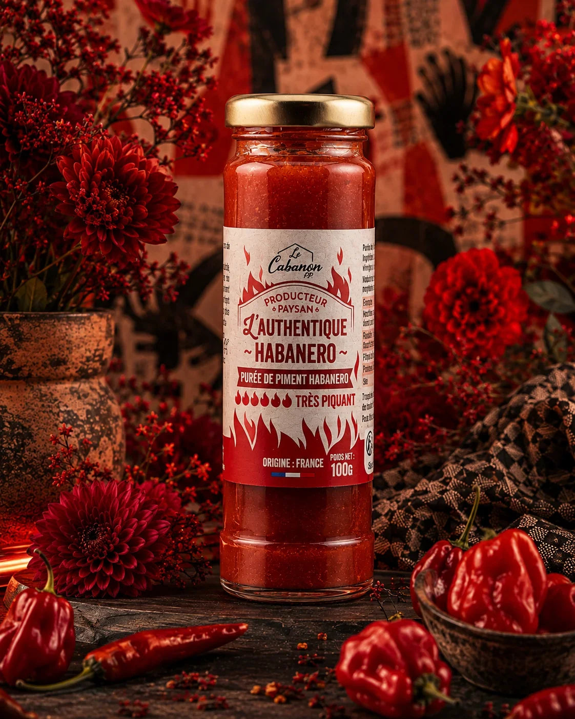 Puree de piment habanero - Authentique