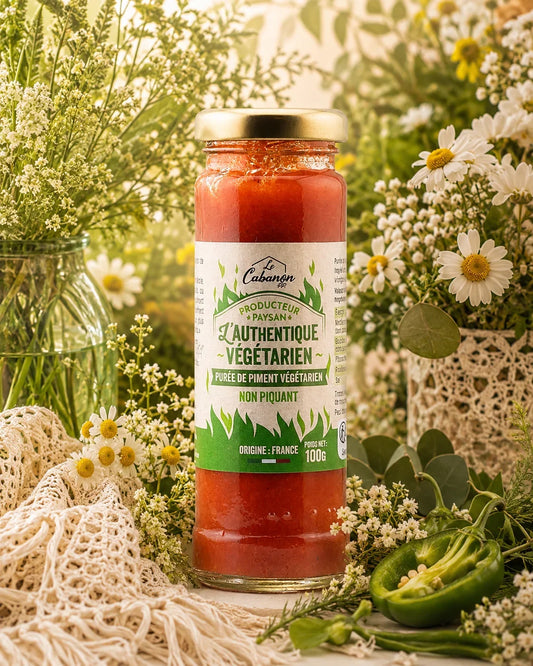 Puree de piment vegetarien - Non piquant